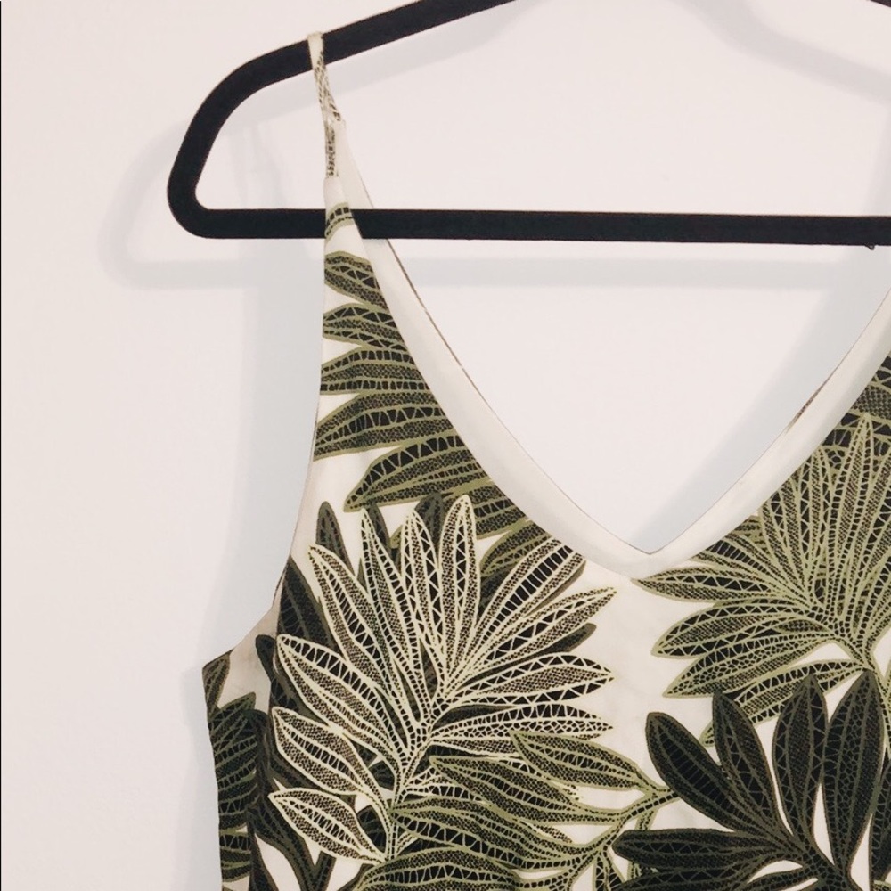 Topshop Palm Tree Jumpsuit